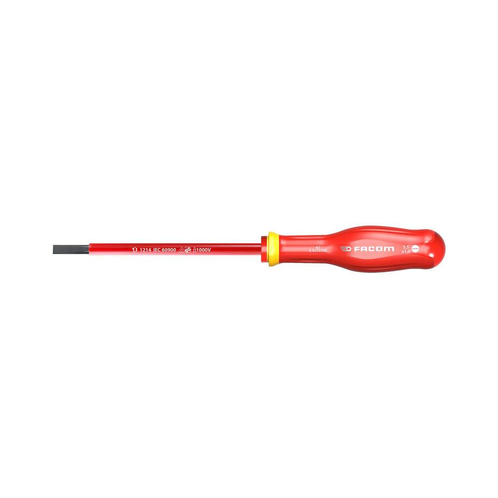 Tournevis plat Facom AT5.5X150VE; SL5,5; 150 mm