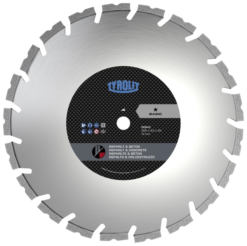 Disque à tronçonner diamanté Tyrolit 34500103; 350 mm