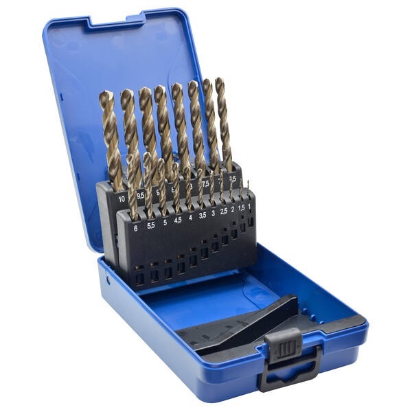 Jeu de forets pour le métal Ecef 571119RP; 1-10 mm; 19 unités