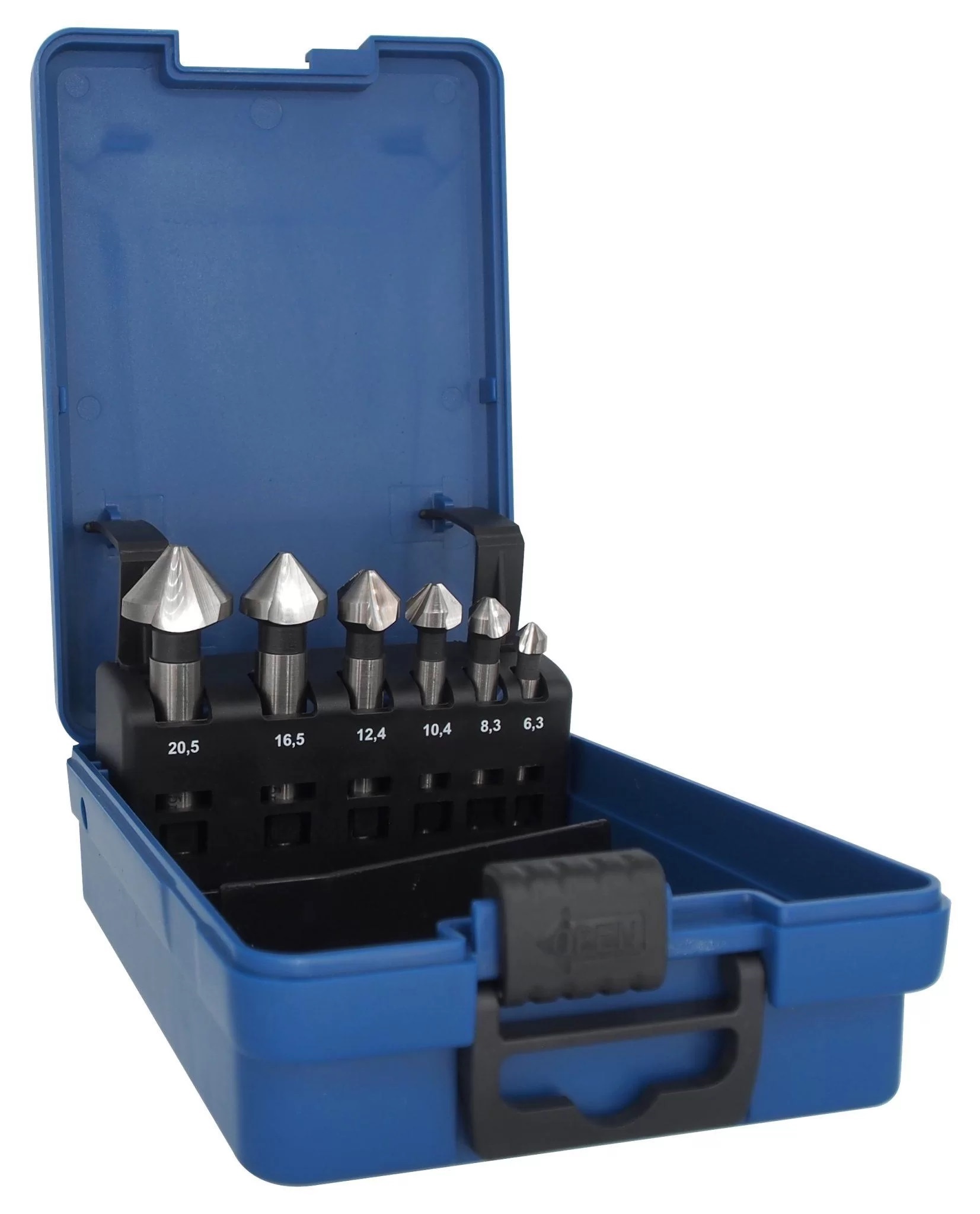 Jeu de fraises coniques pour le métal Ecef HSS-G TeknoXp; 6,3-20,5 mm; 6 unités