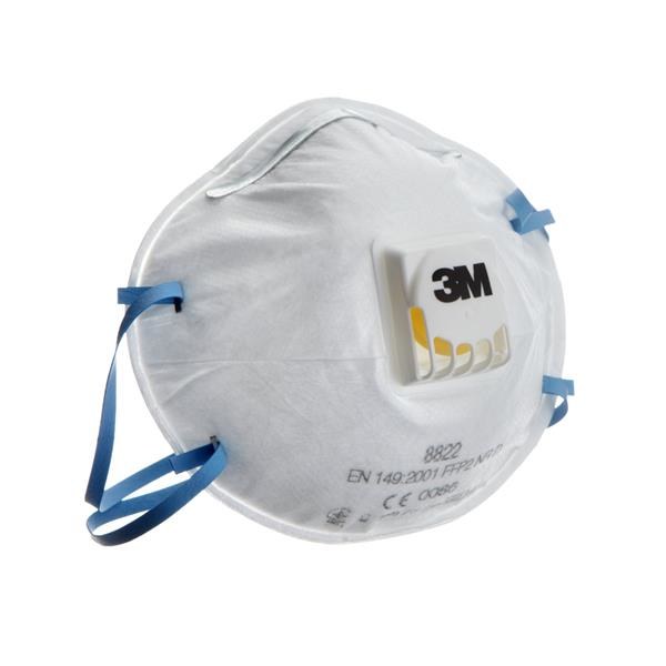 Masque respiratoire avec soupape 3M 8822; FFP2