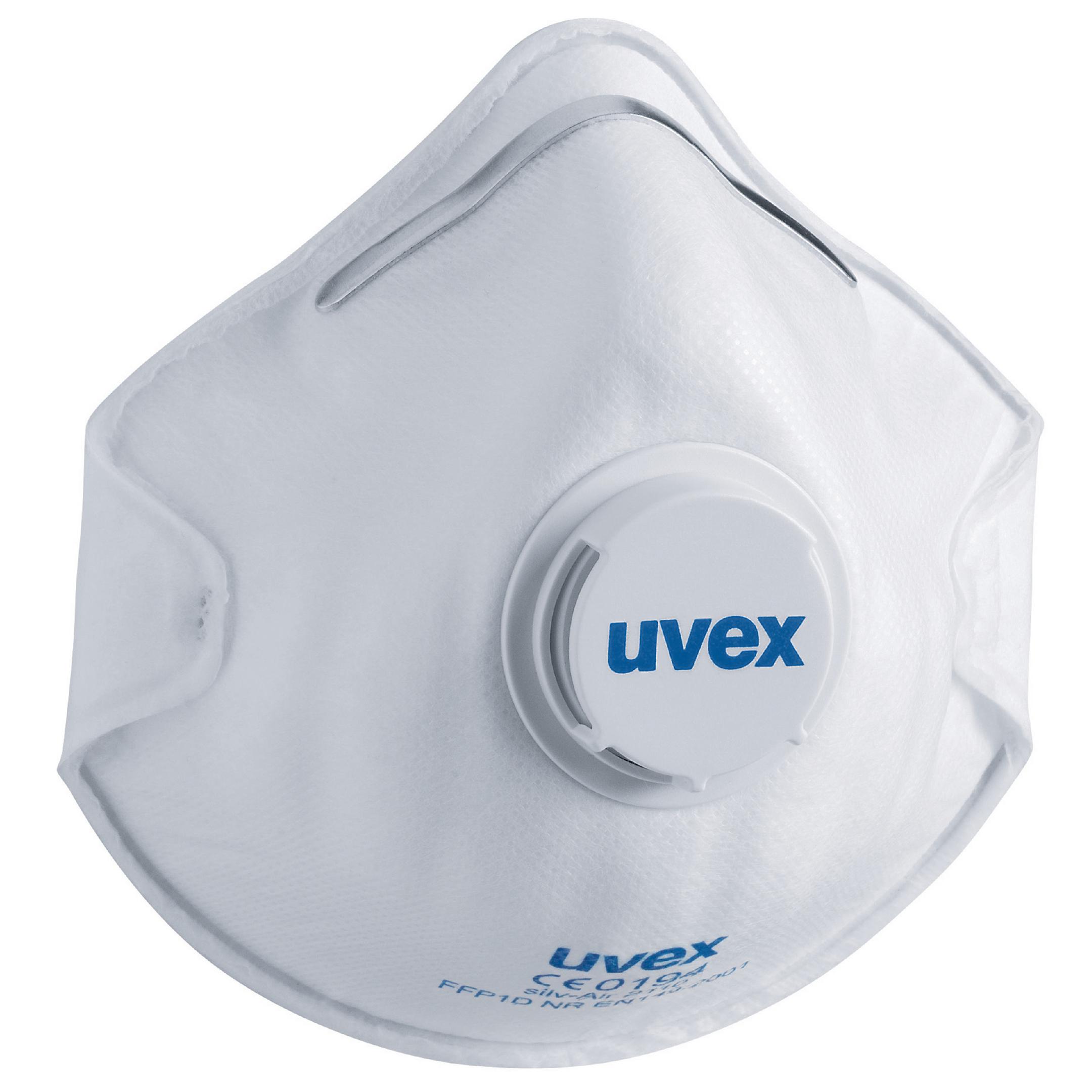 Masque respiratoire avec soupape UVEX Silv-Air classic 2110; FFP1; 3 unités