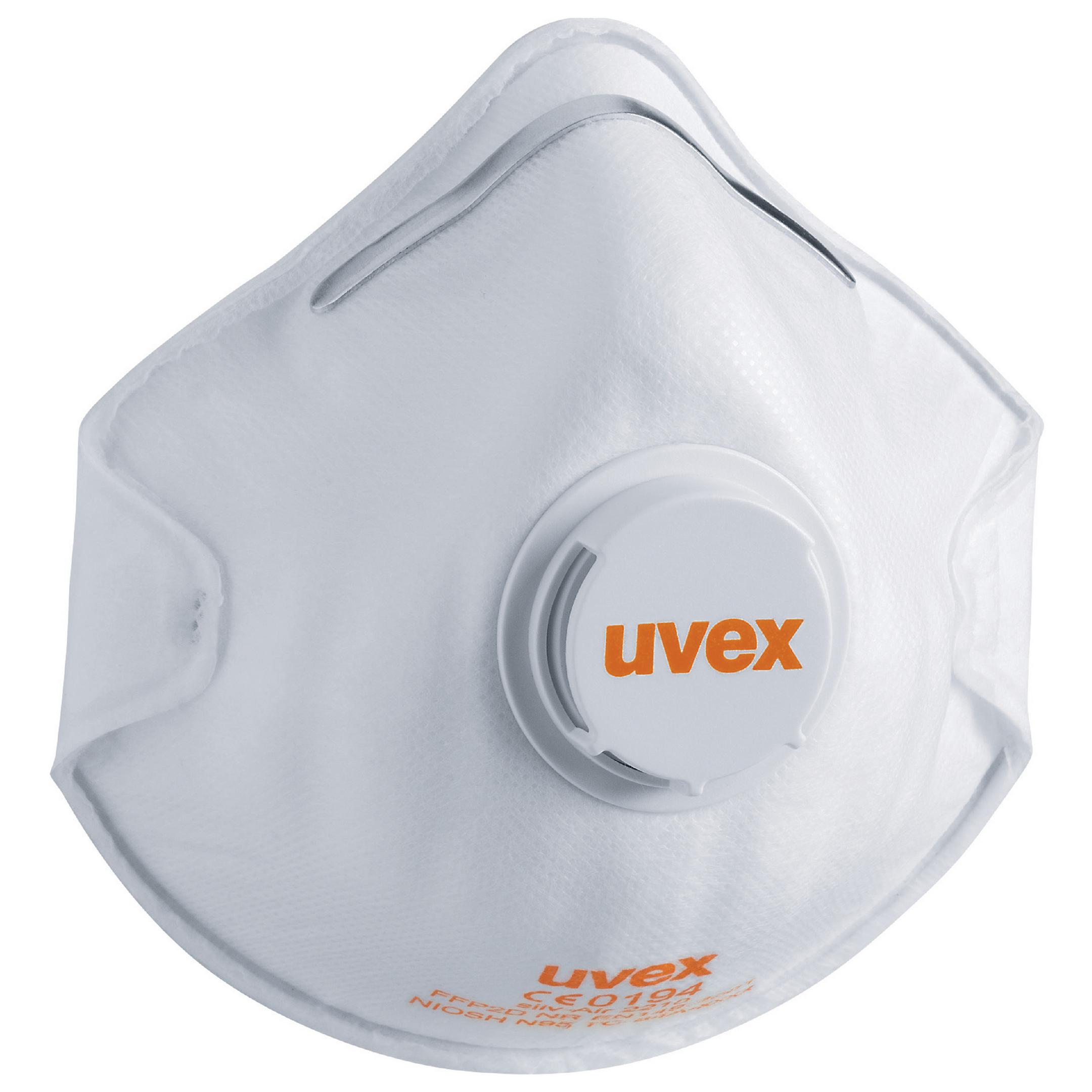Masque respiratoire avec soupape UVEX Silv-Air classic 2210; FFP2; 3 unités