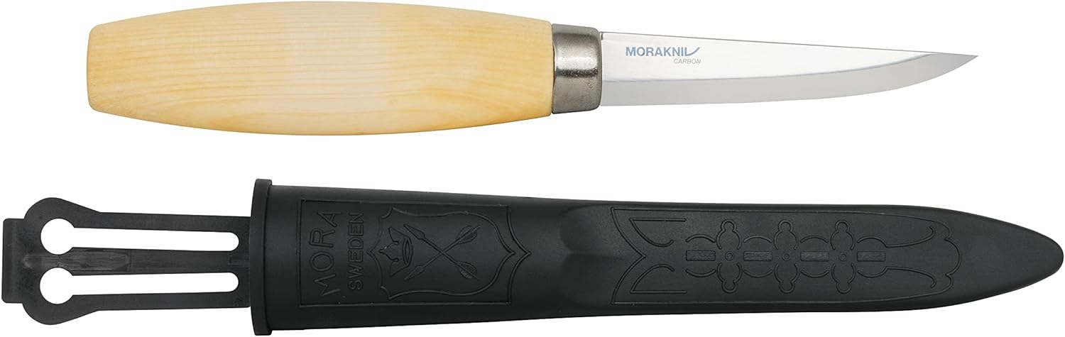 Couteau Morakniv 106; 82 mm; pour la sculpture sur bois