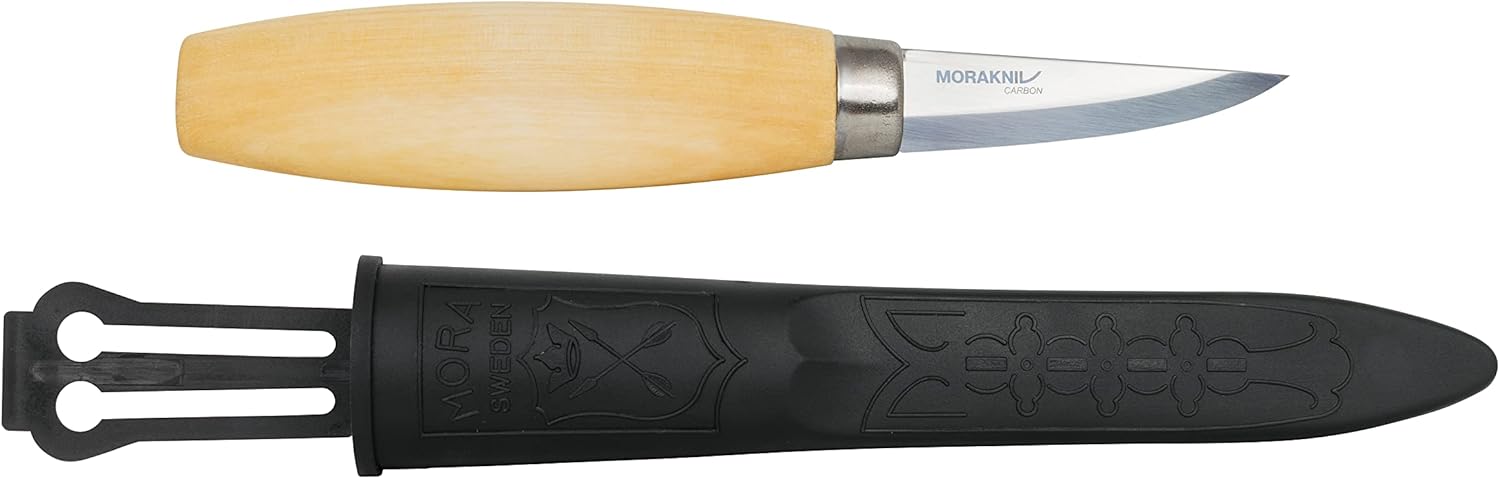 Couteau Morakniv 120 Natural; 60 mm; pour la sculpture sur bois