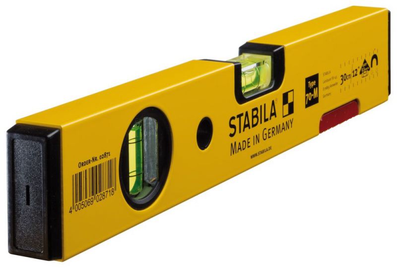 Niveau à bulle magnétique Stabila 70 M; 30 cm