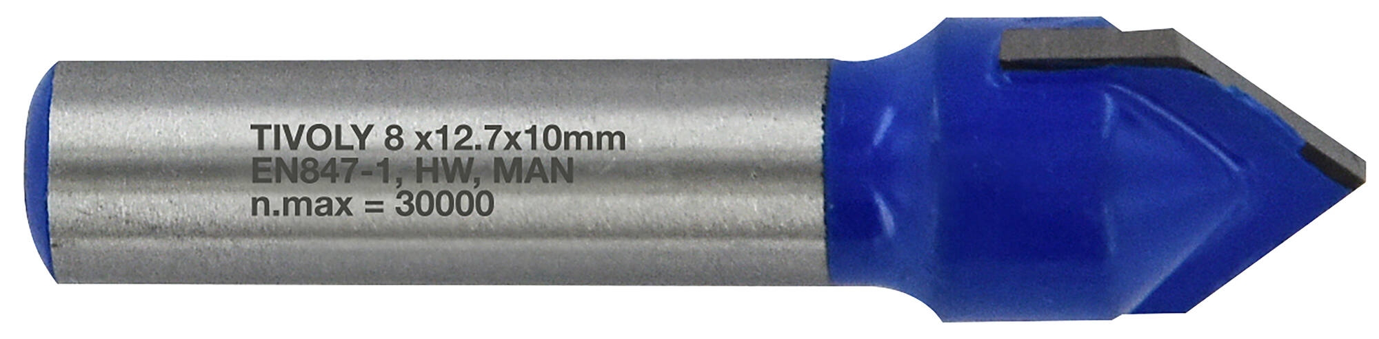 Fraise à rainurer en V Tivoly XT60642067846; 12,7 mm