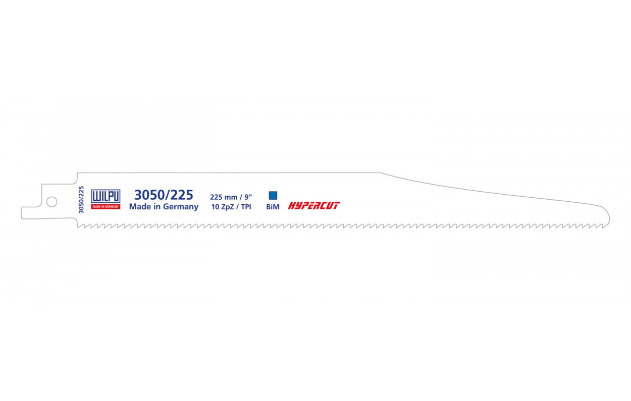 Lames scie sabre Wilpu 3050/225; 3 unités