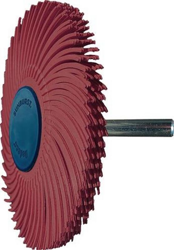 Brosse ronde en nylon Tyrolit 34570086; 76x6,4x6 mm; P220