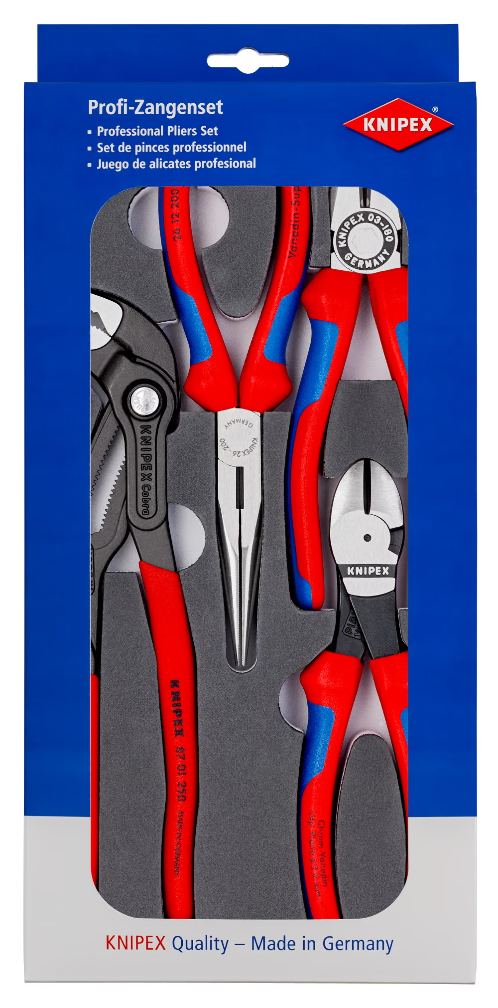 Set de pinces Knipex 002001V15; 4 unités