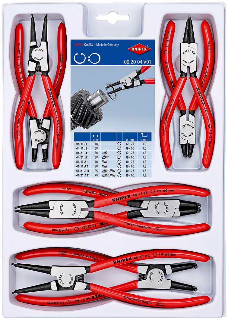 Set de pinces Knipex 002004V01; 8 unités