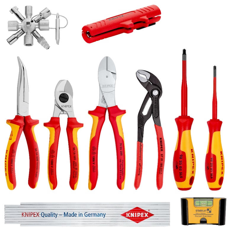 Ensemble d'outils Knipex 002090V01; 10 unités