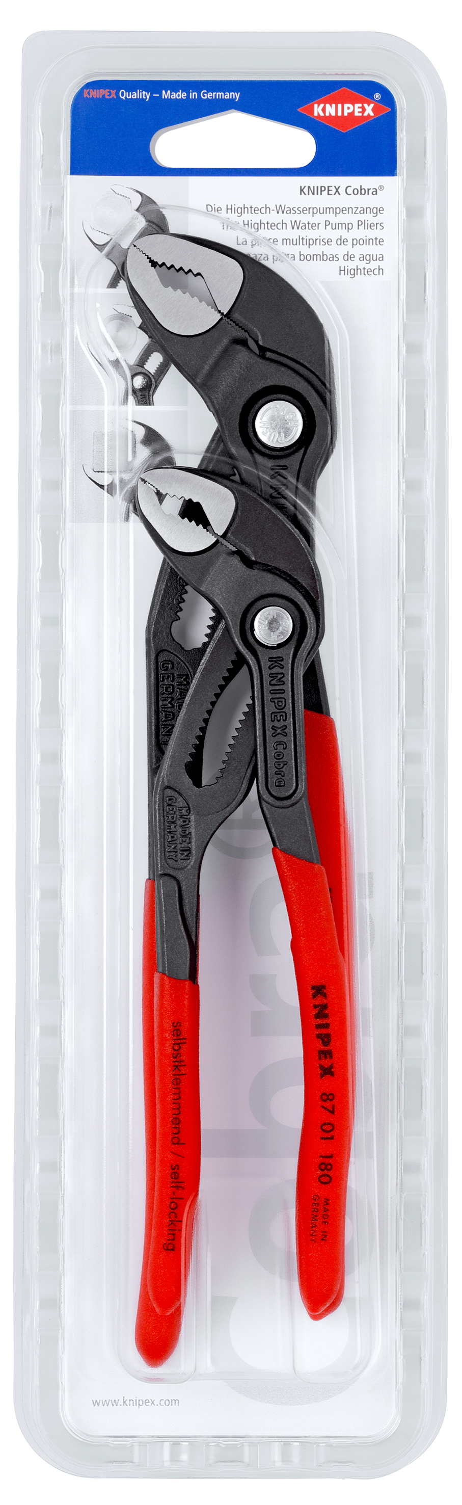 Set de pinces Knipex 003120V01; 2 unités