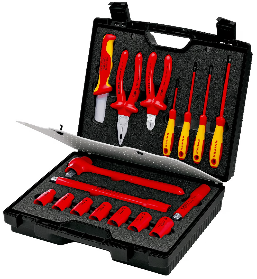 Ensemble d'outils Knipex 989911; 17 unités