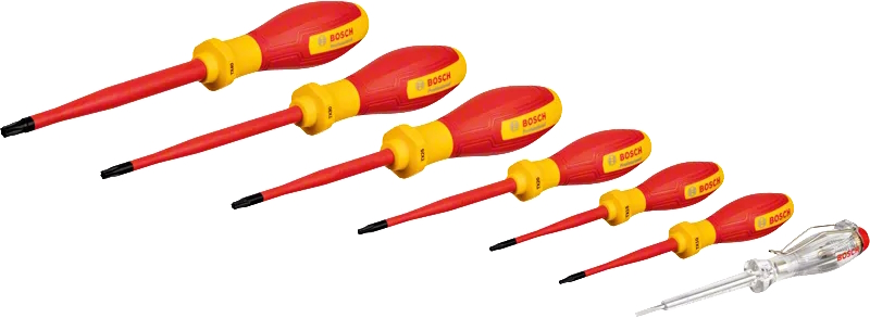 Ensemble de tournevis Bosch 1600A02NF8; 7 unités