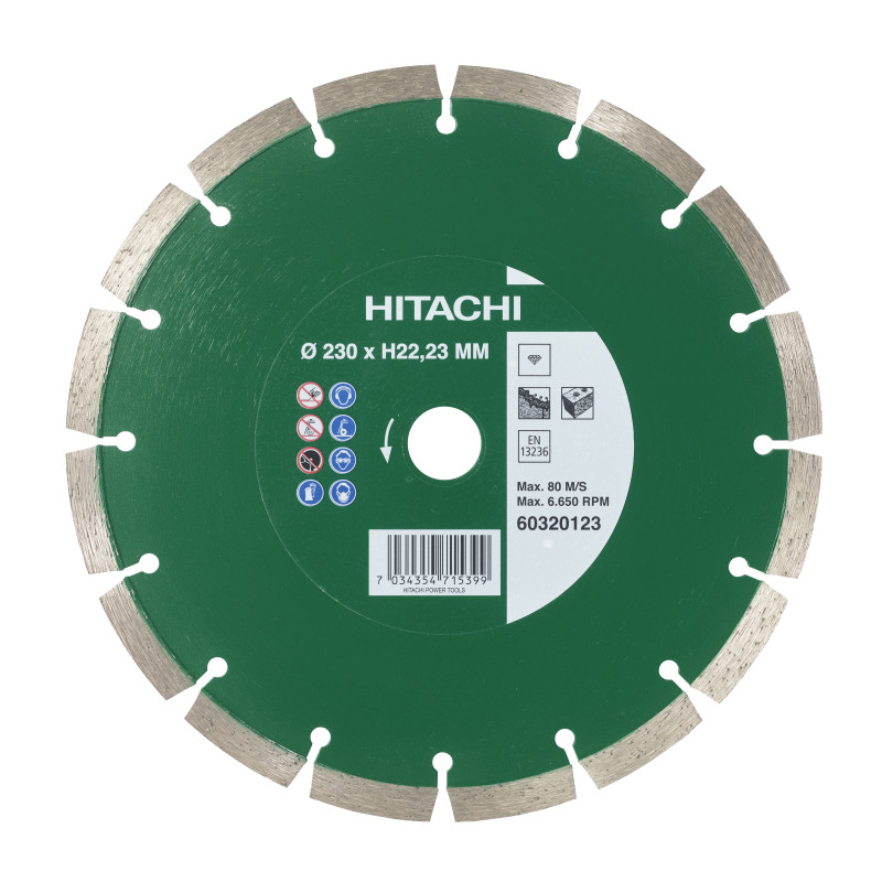 Disque à tronçonner diamanté Hikoki 60320123; 230 mm