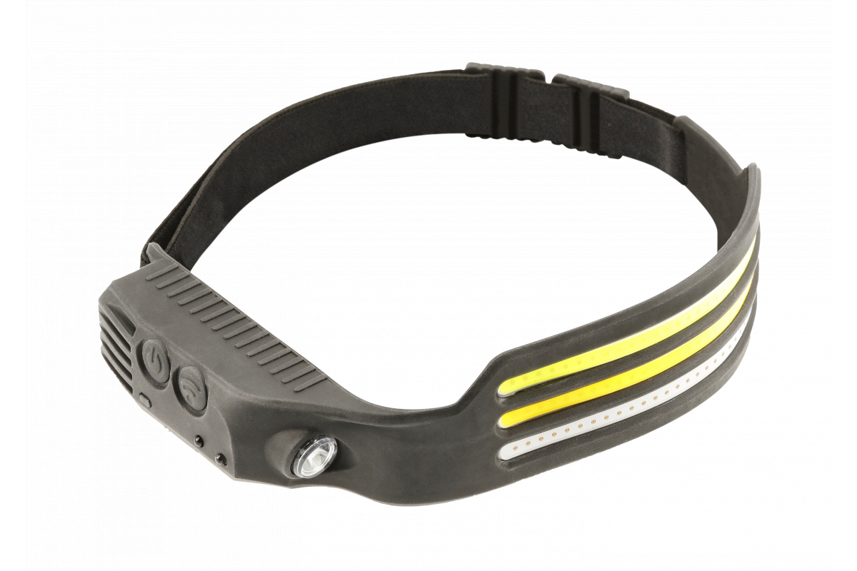 Lampe frontale Hogert HT1E427; 3,7 V; 1,2 Ah accu.