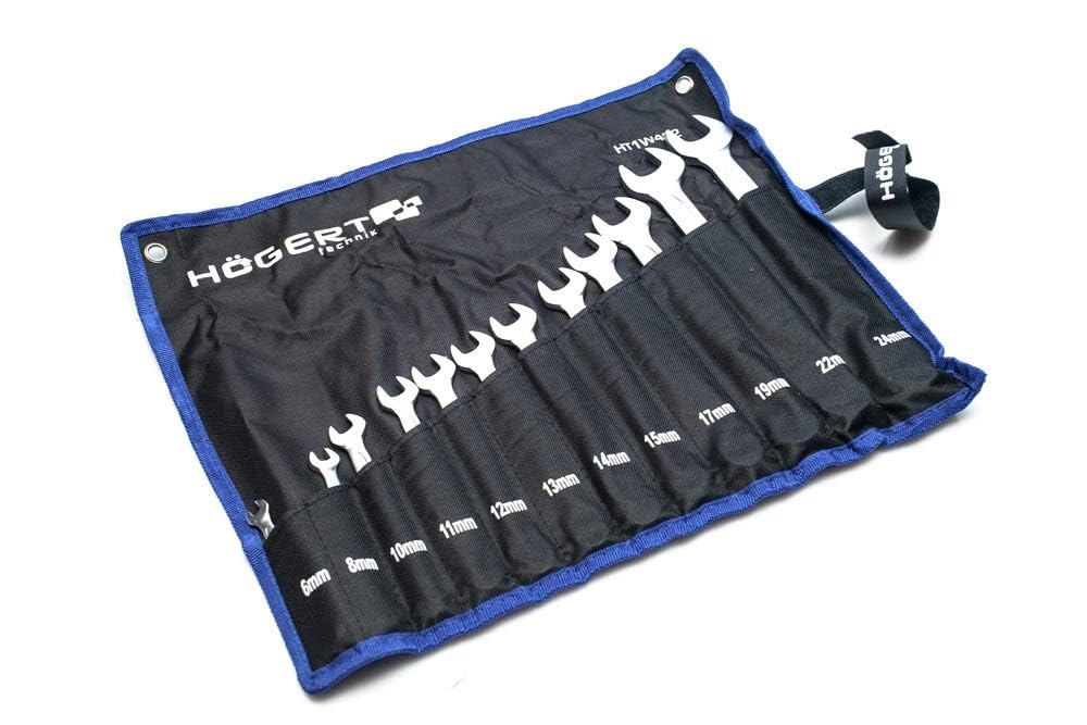 Ensemble de clés combinées Hogert HT1W492-1; 6-24 mm; 12 unités