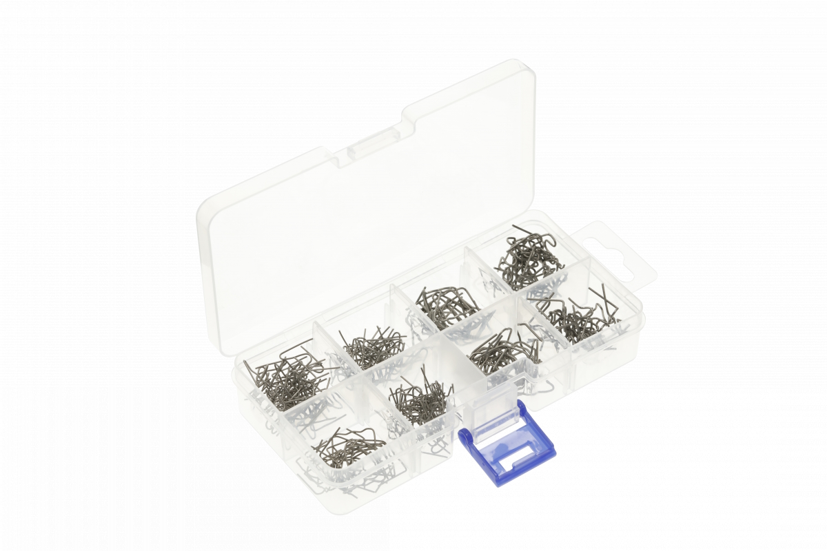 Agrafes Hogert HT2C082 pour le brasage du plastique ; 300 pièces.
