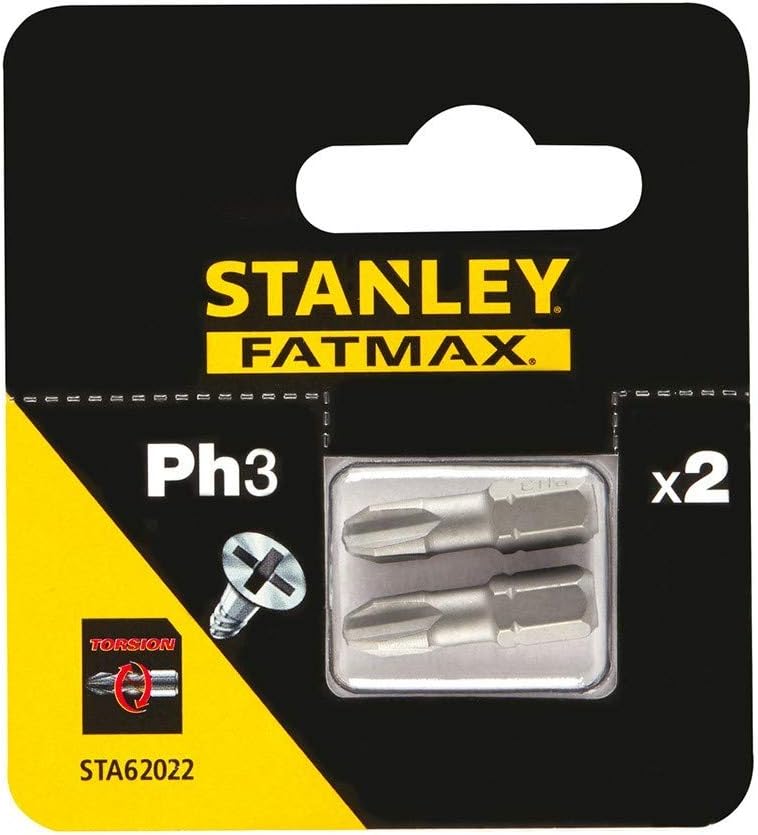 Clé à douille Stanley STA62022-XJ; PH3; 2 unités