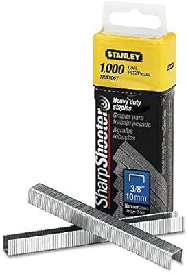 Agrafes Stanley TRA706SST-0; 10 mm; 1000 pcs .; acier
