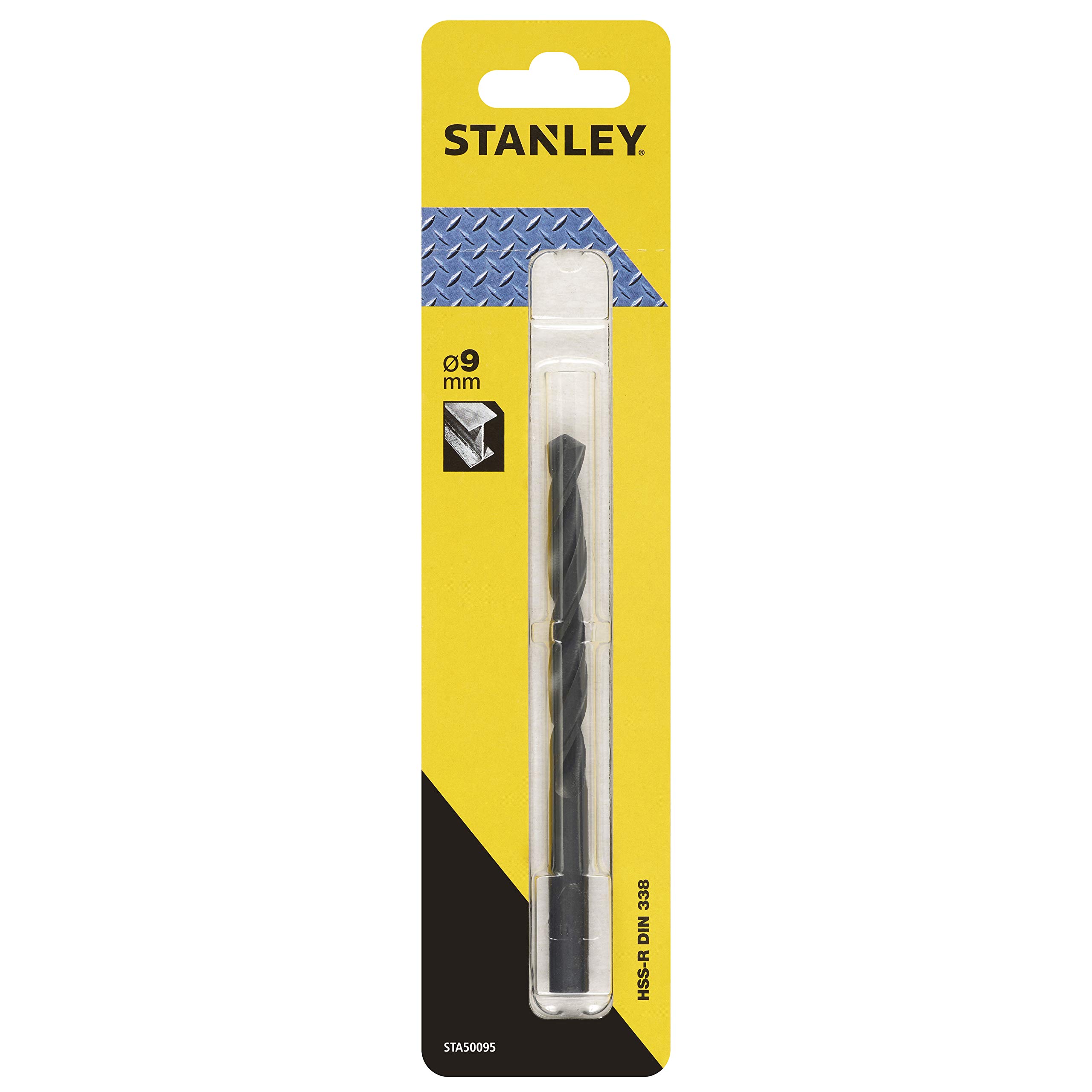 Foret en métal Stanley STA50095-QZ; HSS-R; DIN 338; 9,0x125 mm