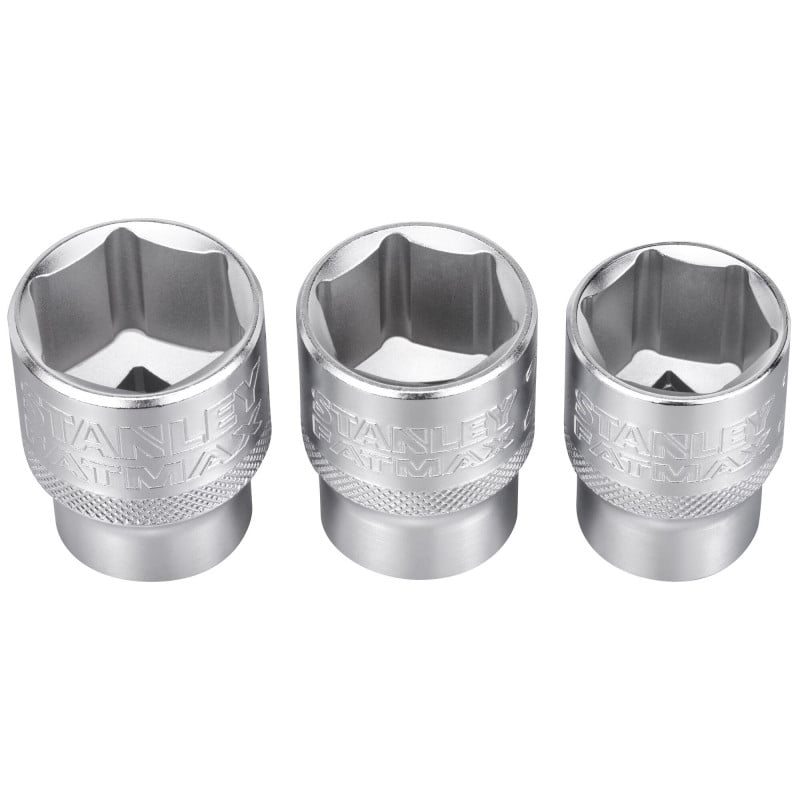 Jeu de clés à douille Stanley FMMT17095-0; 1/2''; 21-24 mm; 3  unités