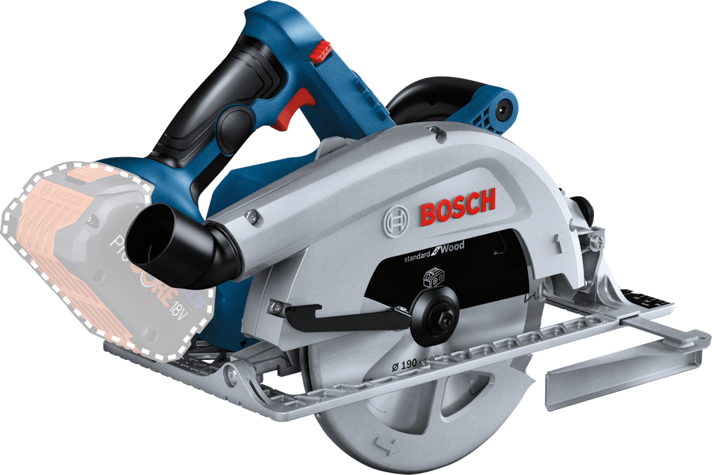 Scie circulaire sans fil Bosch GKS 18V-68 Professional; 18 V  (sans batterie et chargeur)
