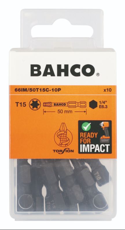 Buse à impact Bahco 66IM/50T15C-10P; T15; 50 mm; 10 unités