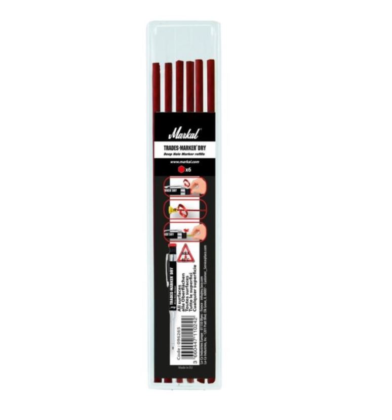Coeur Markal MK96265; 6 des unités; rouge