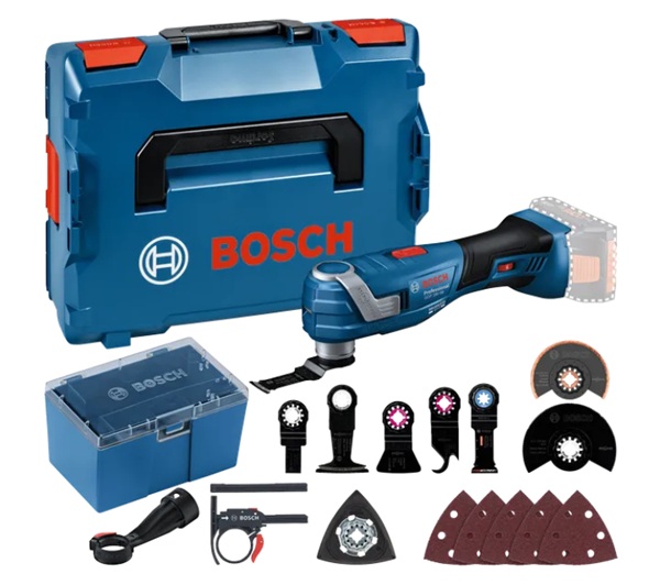 Outil Multi-fonction Bosch GOP 18V-34 Professional; 18 V (sans batterie ni chargeur) + L-BOXX 136