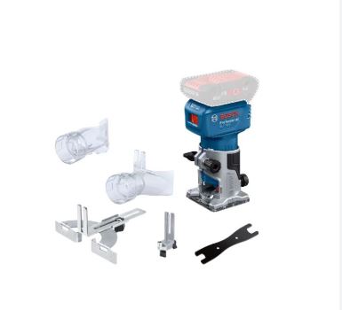 Routeur sans fil Bosch GLF 18V-8 Professional; 18 V (sans batterie et chargeur) + Accessoires