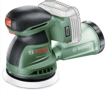 Ponceuse orbitale Bosch EasyOrbit 18V-10; 18 V; 1x2,0 Ah accu.