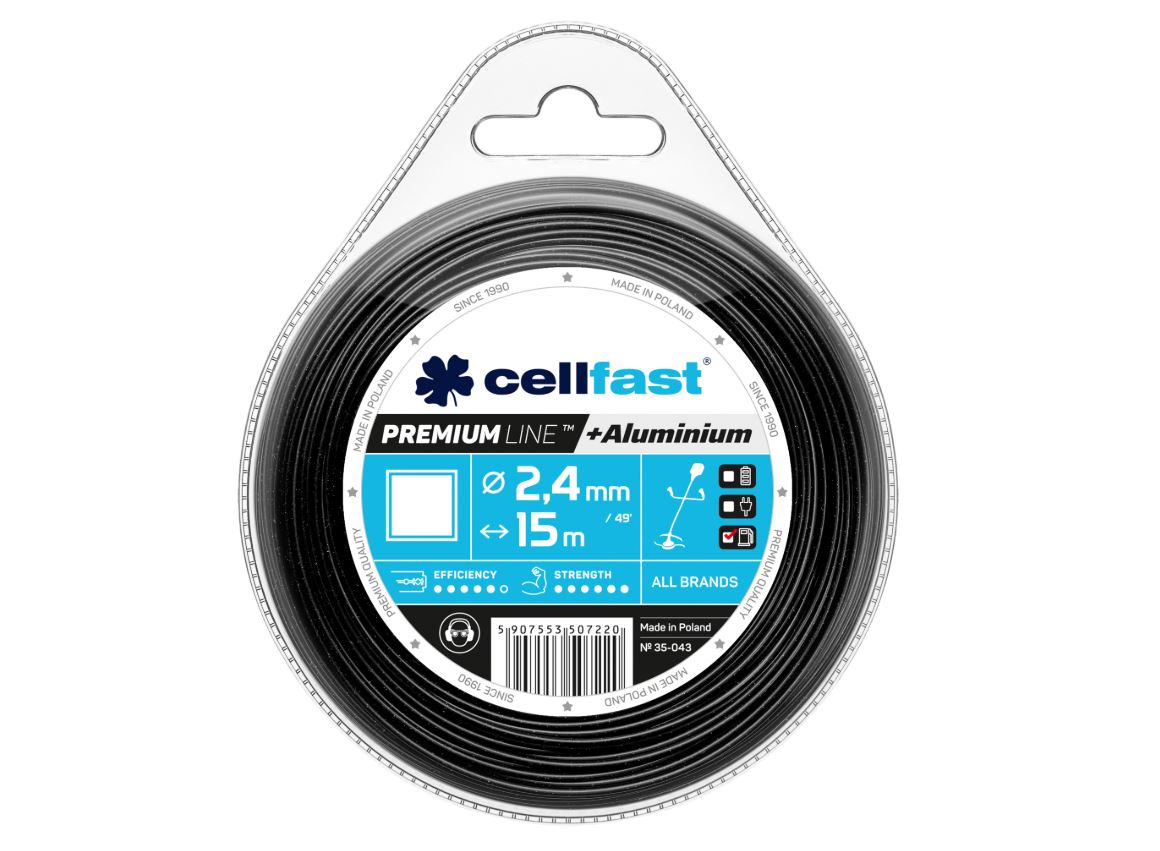 Fil de coupe Cellfast 35-063; 2,4 mm; 15 m