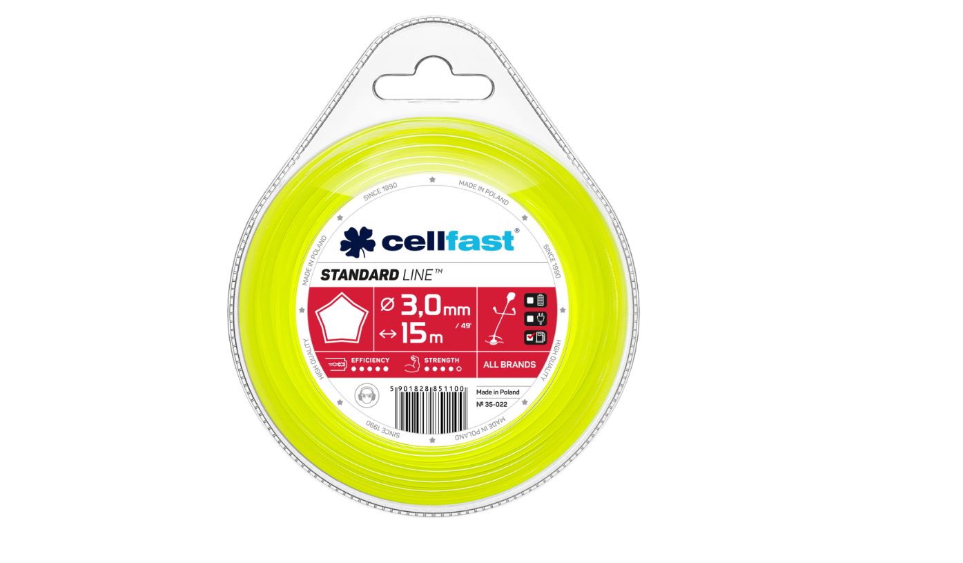 Fil de coupe Cellfast 35-022; 3,0 mm; 15 m