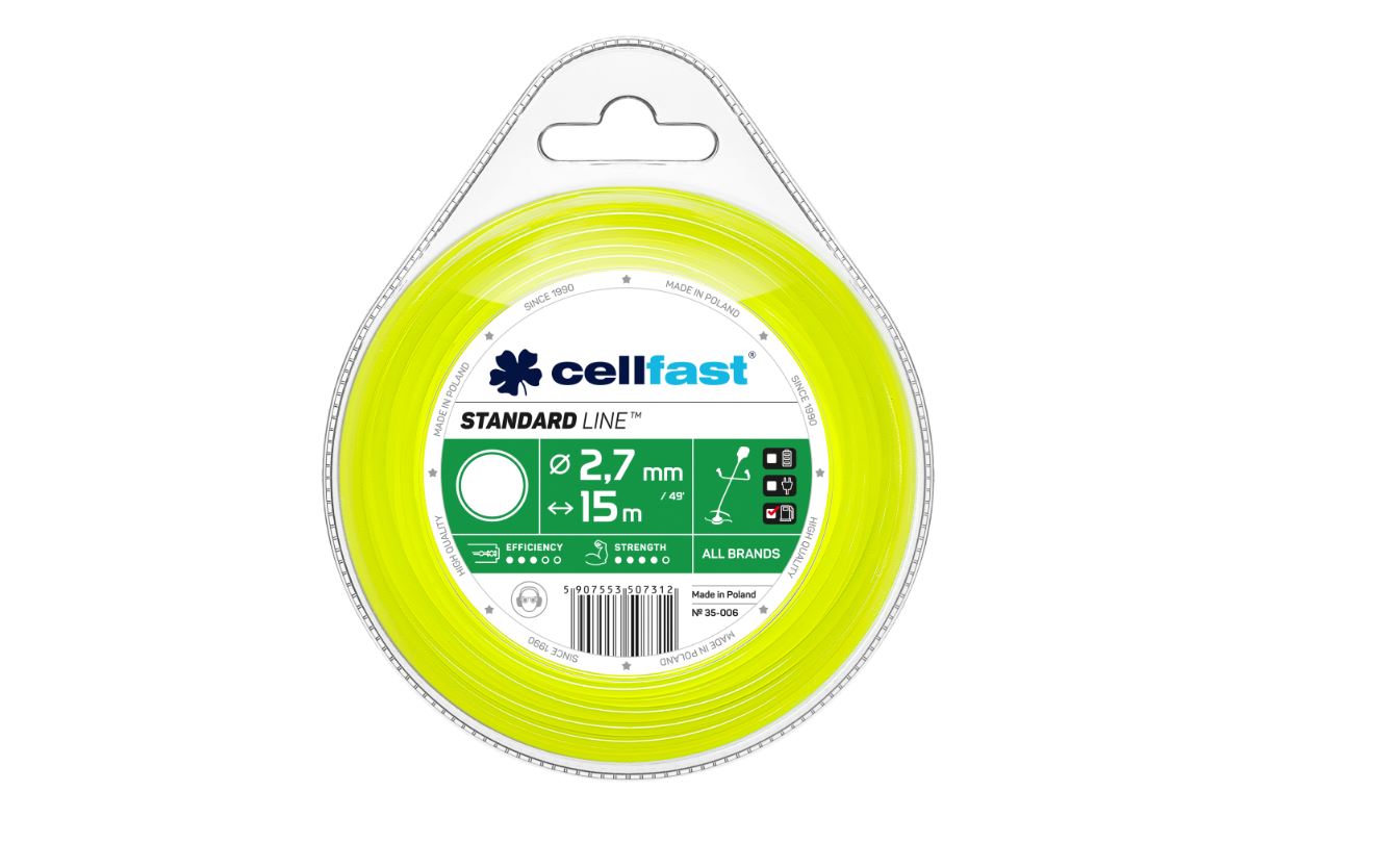 Fil de coupe Cellfast 35-006; 2,7 mm; 15 m