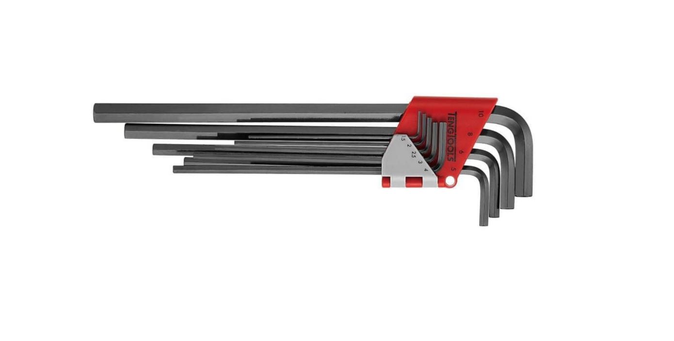 Clé hexagonale Teng Tools 231740101; 1,5-10 mm; 9 unités