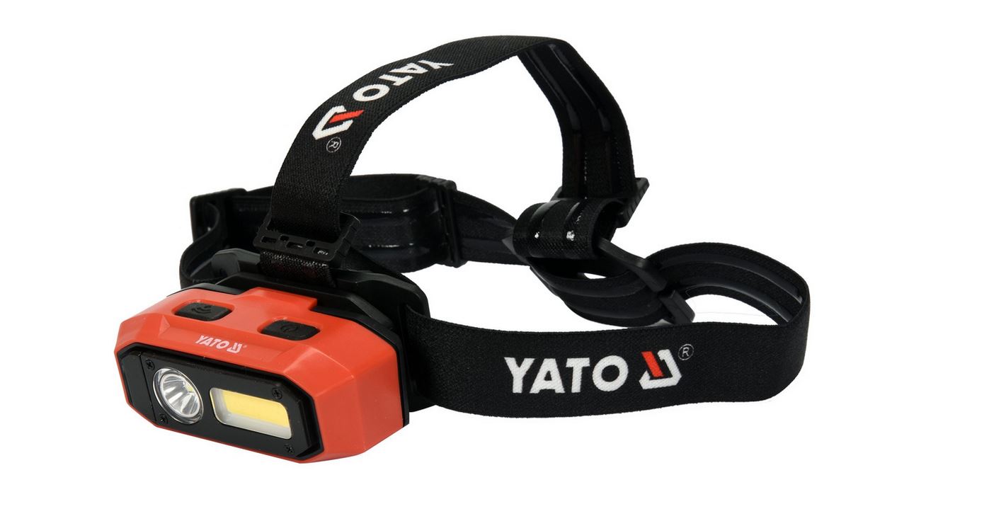 Lampe frontale Yato YT-08594; 3,7 V; 2,2 Ah accu.