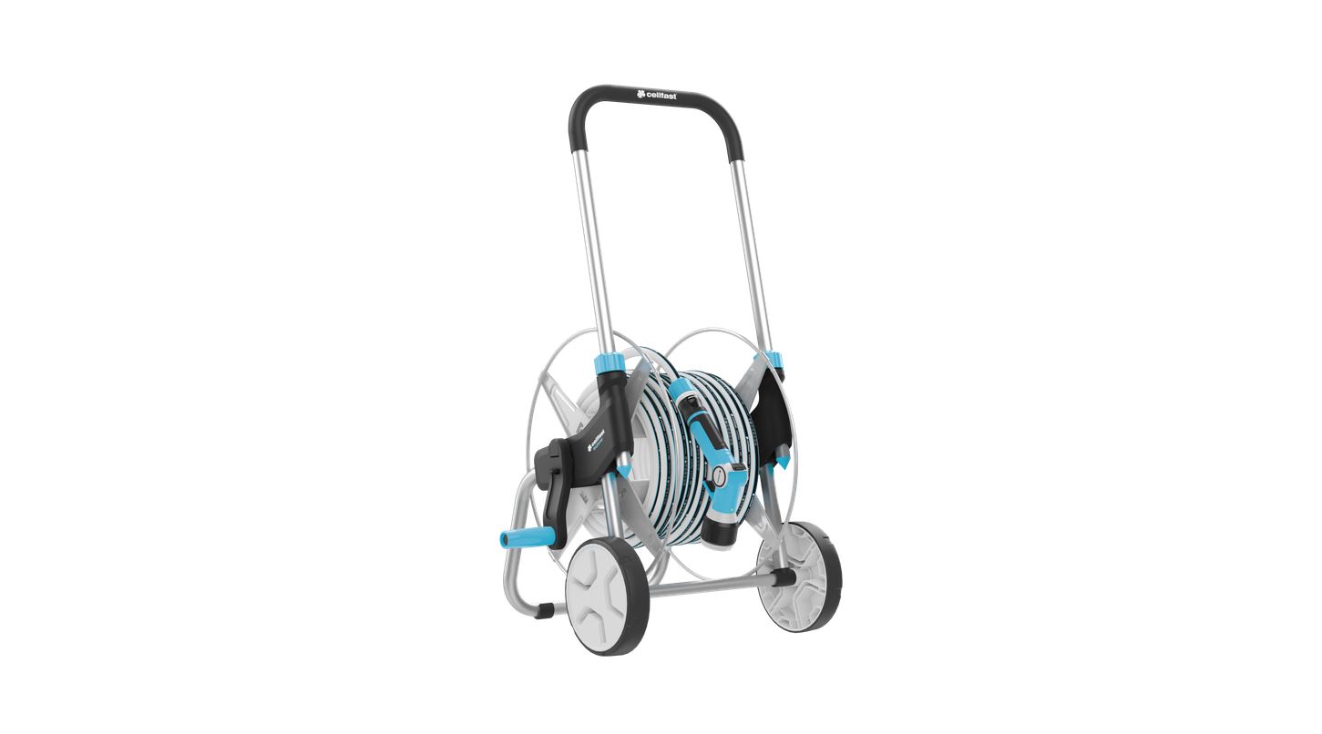 Chariot de tuyau d'arrosage Cellfast 55-065; 1/2''; 25 m