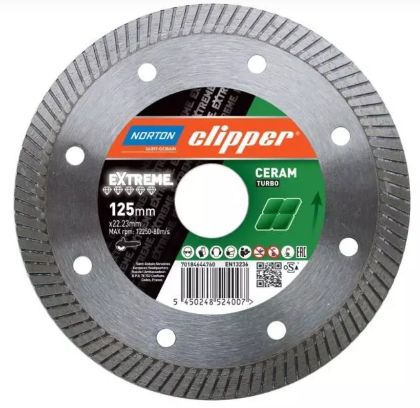 Disque à tronçonner diamanté Norton 70184625428; 250x25,4 mm