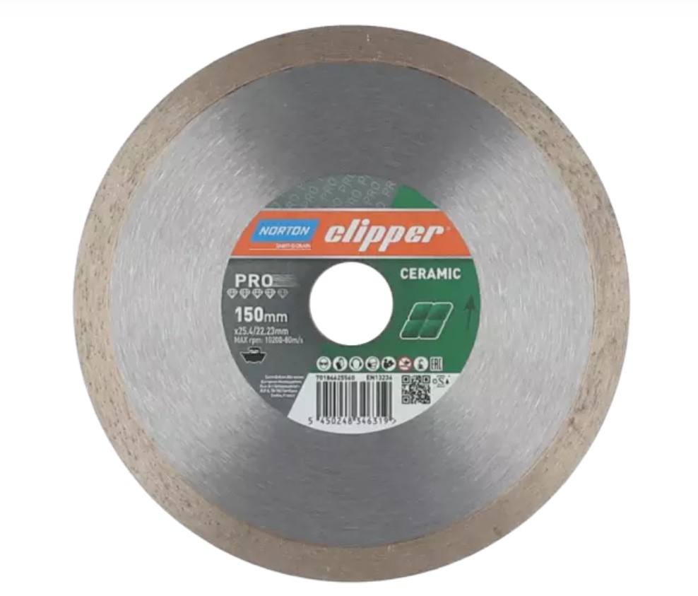 Disque à tronçonner diamanté Norton 70184625093; 200x25,4 mm