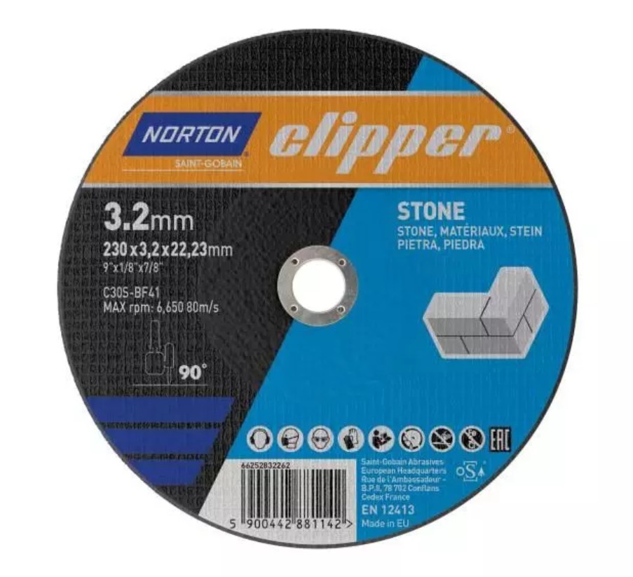 Disque à tronçonner Norton 66252839629; 180x22,23 mm unités