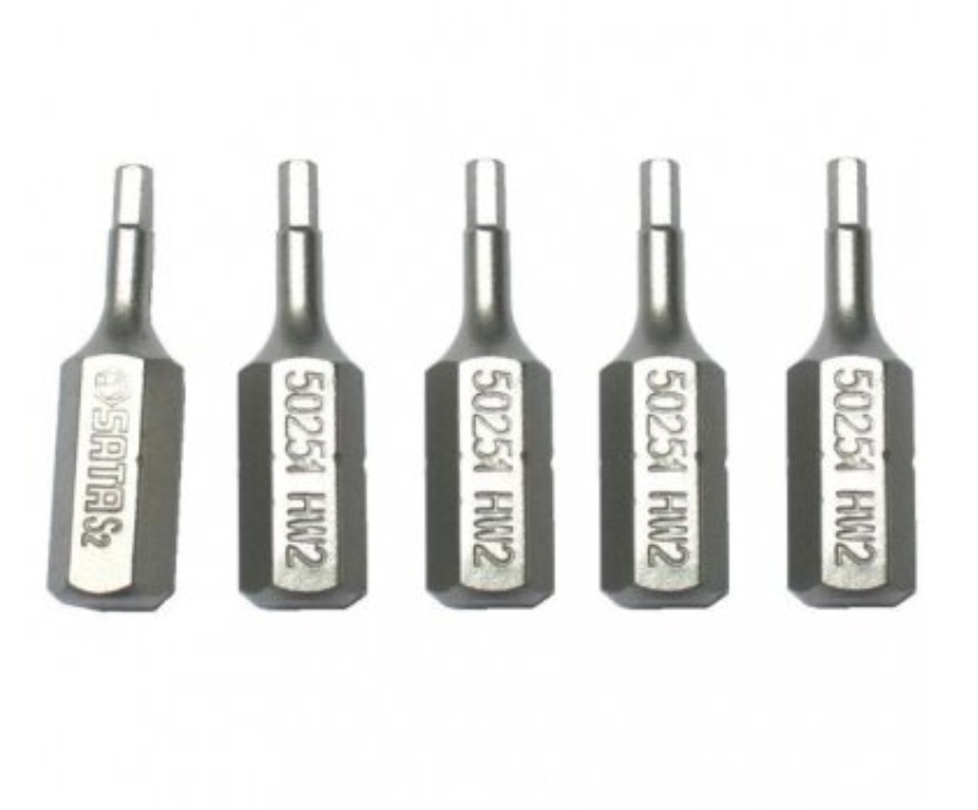Peu de tournevis Sata S59253; 1/4''; 3 mm; 5 unités
