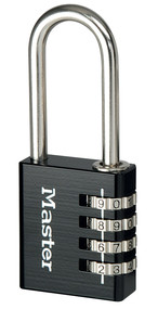 Fermer à clé MasterLock 7640EURDBLKLH; 40 mm