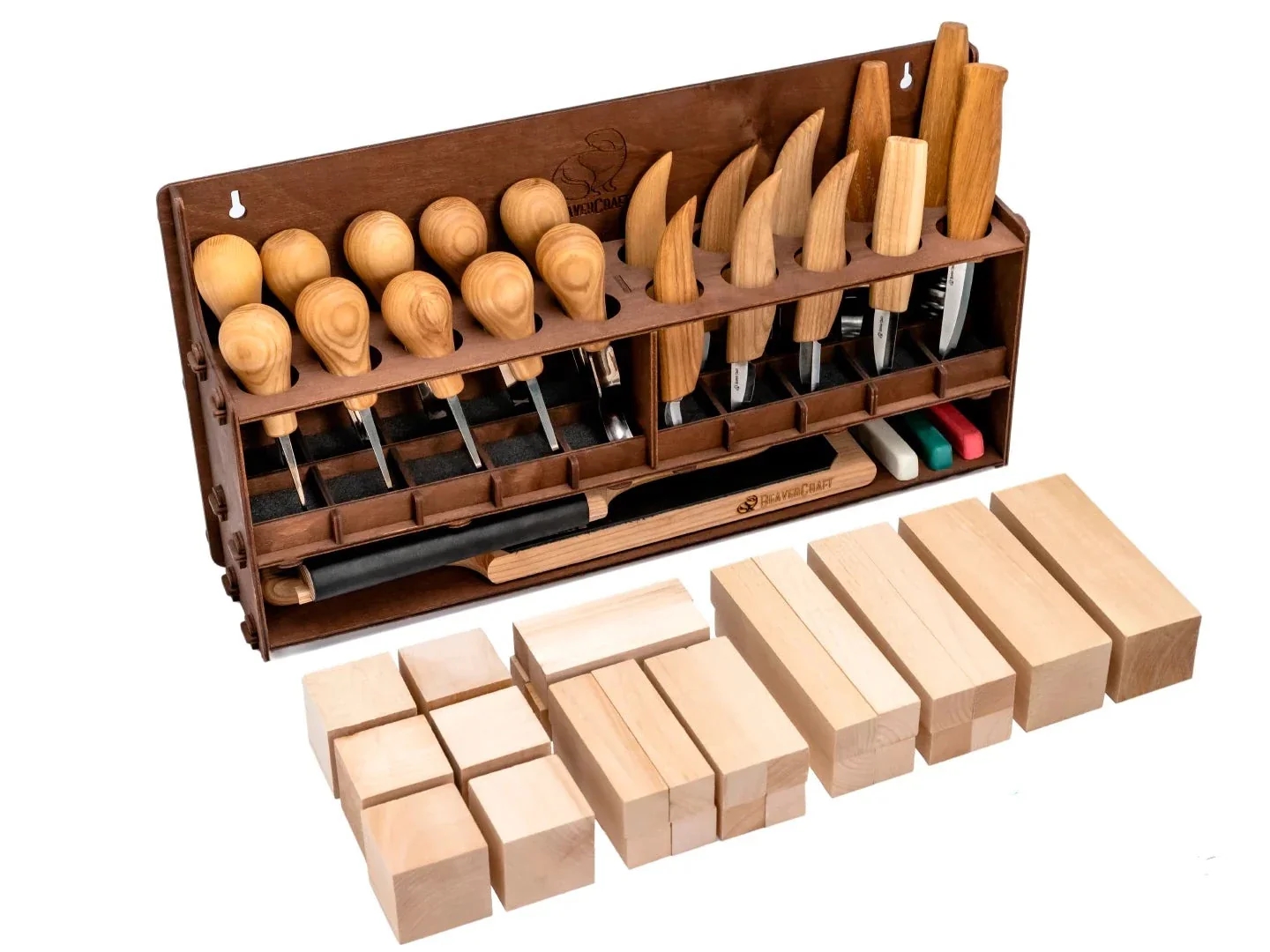 Kit de sculpture BeaverCraft S57; 20 pcs .; pour la sculpture sur bois