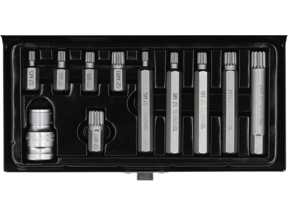 Jeu d'accessoires de tournevis Yato YT-0415; 11 unités