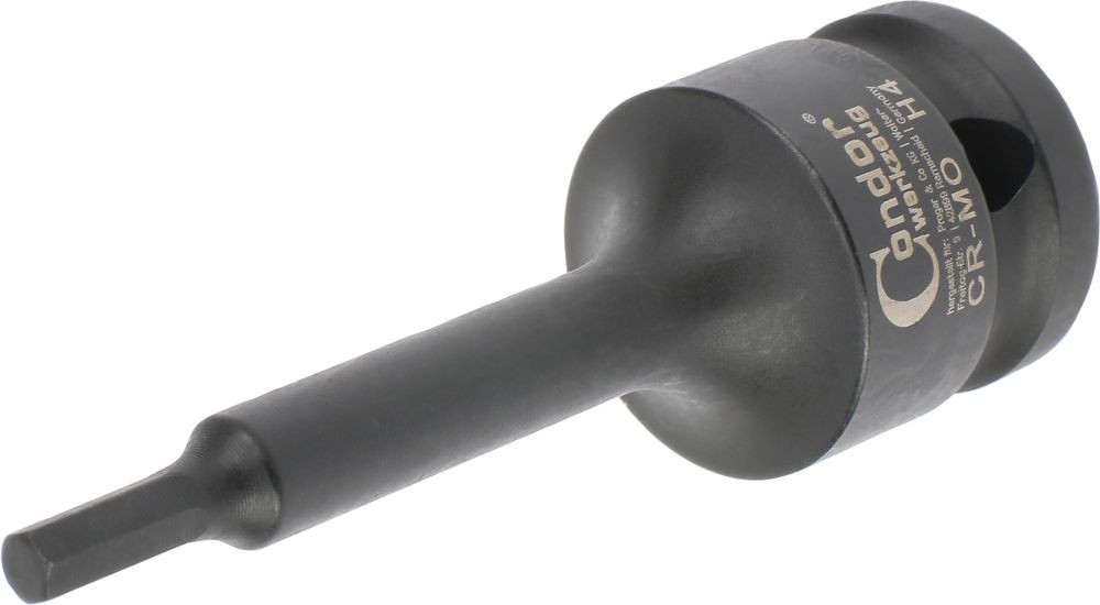 Buse à impact Condor Werkzeug C12072/K04; 1/2''; HEX4; 78 mm