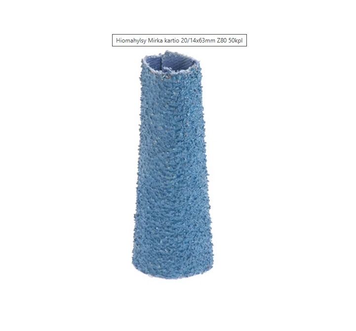 Manchon abrasif de ponceuse Mirka 8695500180; 20x14x63 mm
