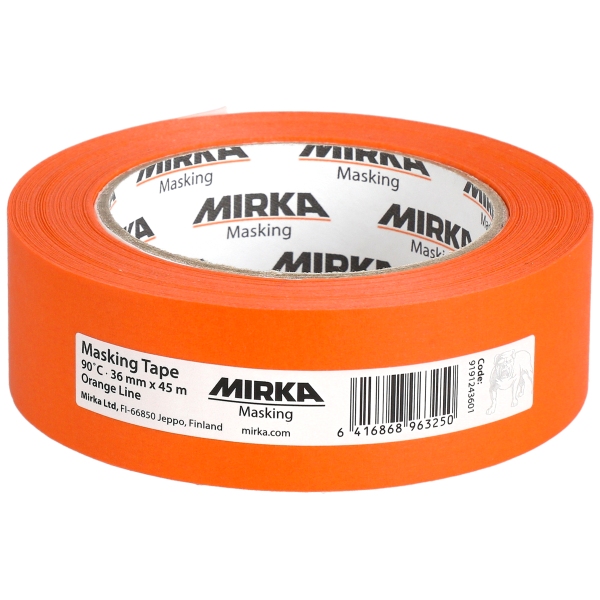 Ruban de peinture (pour masquage) Mirka 9191243601; 36 mm; 45 m