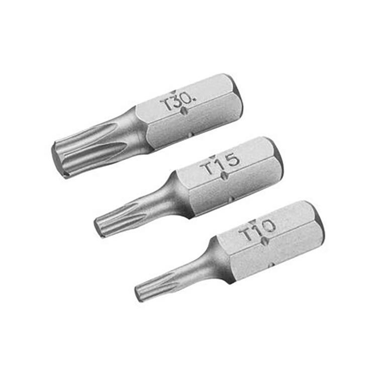 Jeu de tournevis Irwin IW6061628; T10/T15/T30; 25 mm; 3 unités